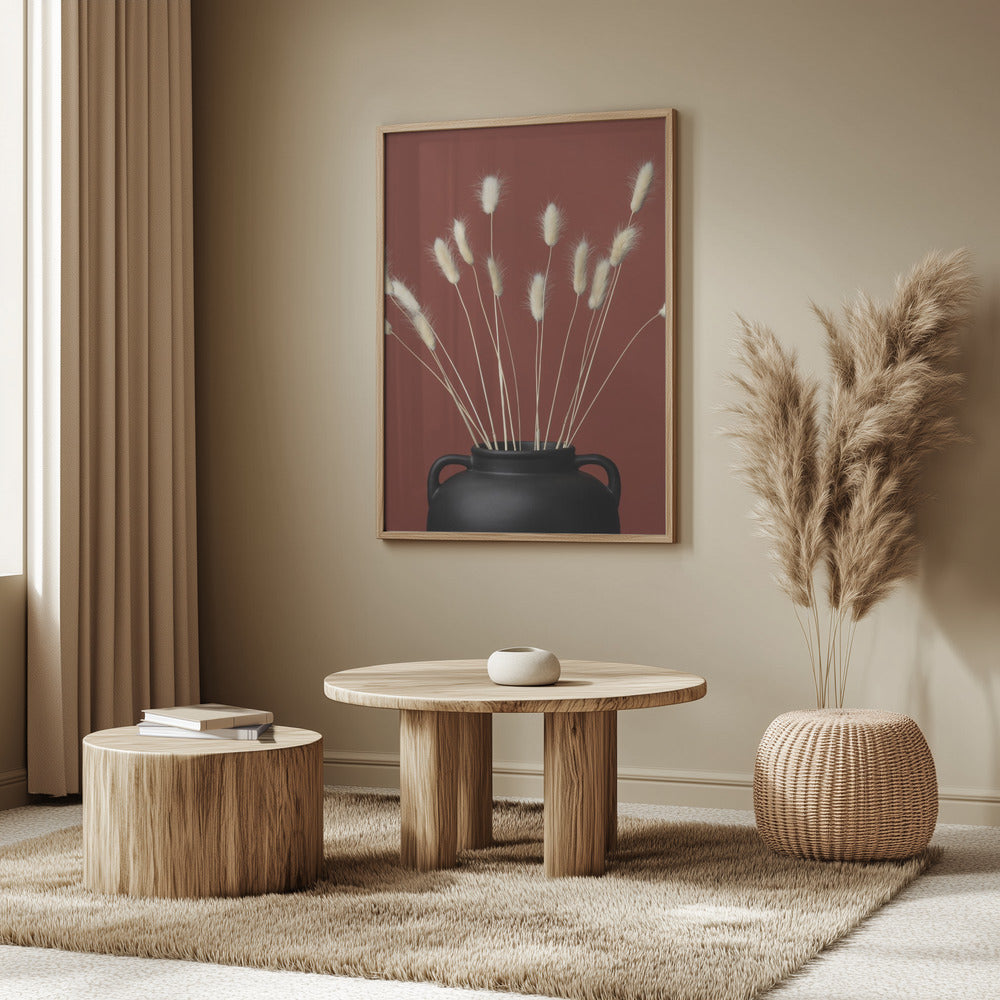 Bunny Grass Vase | Poster