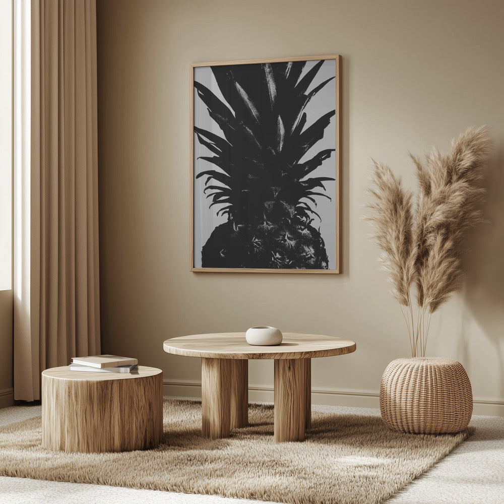 Pineapple bw | Poster