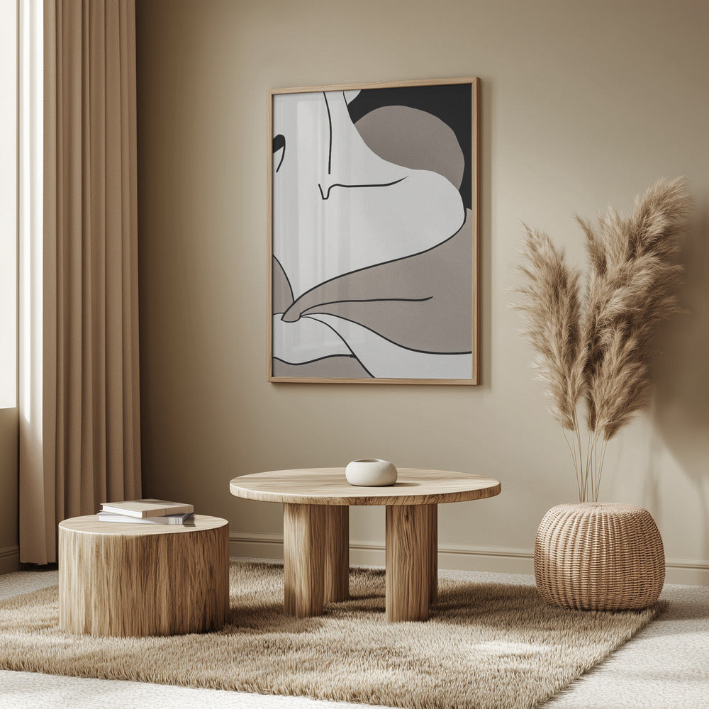 matisse_shoulder_vector_002_Black | Poster
