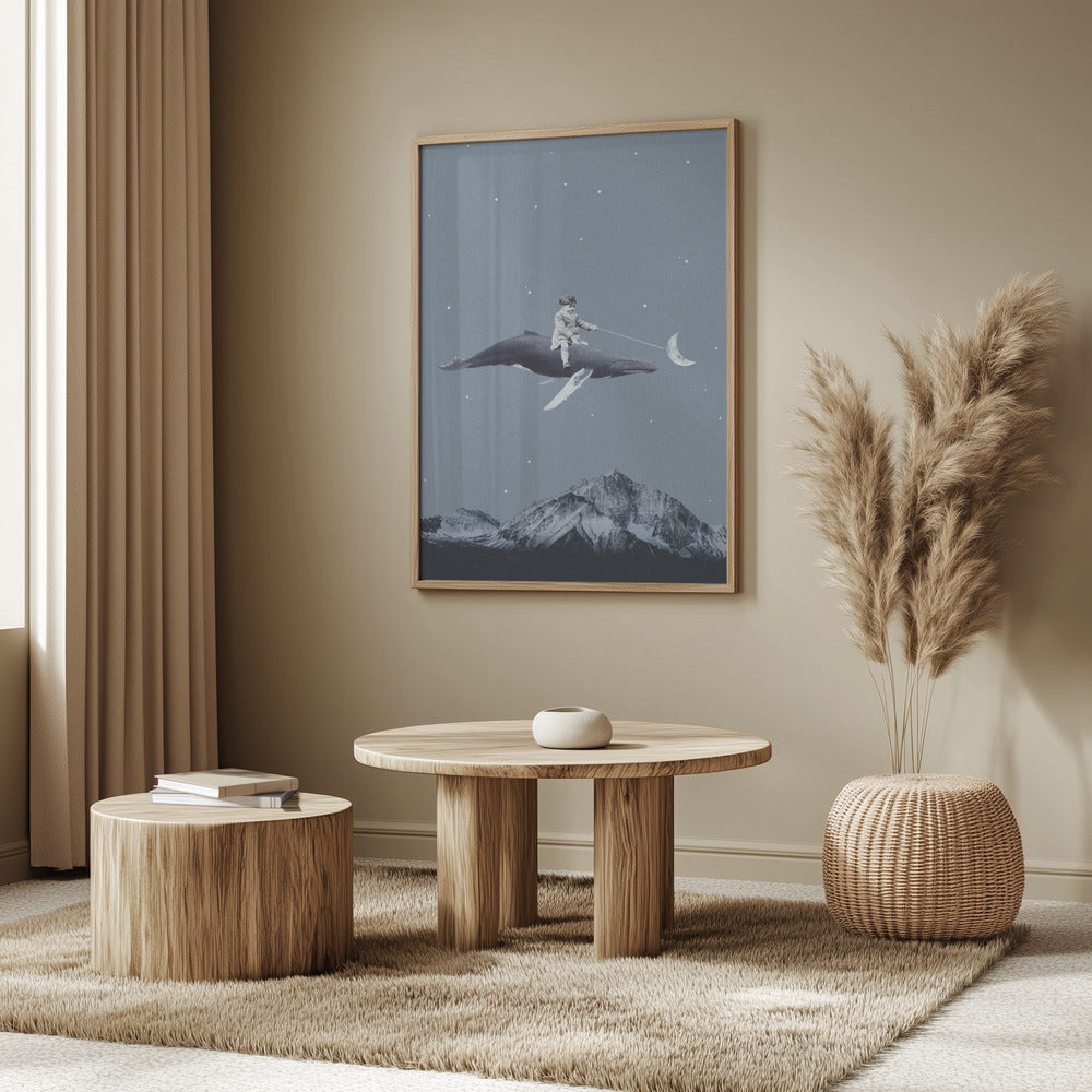 Zielen Sie auf den Mond | Poster - Kunstdruck