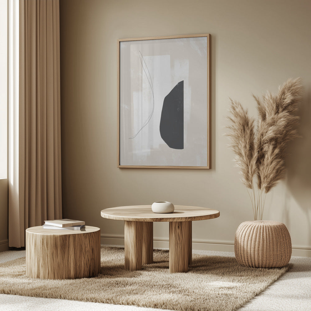 Monochrome Harmonie | Poster - Kunstdruck