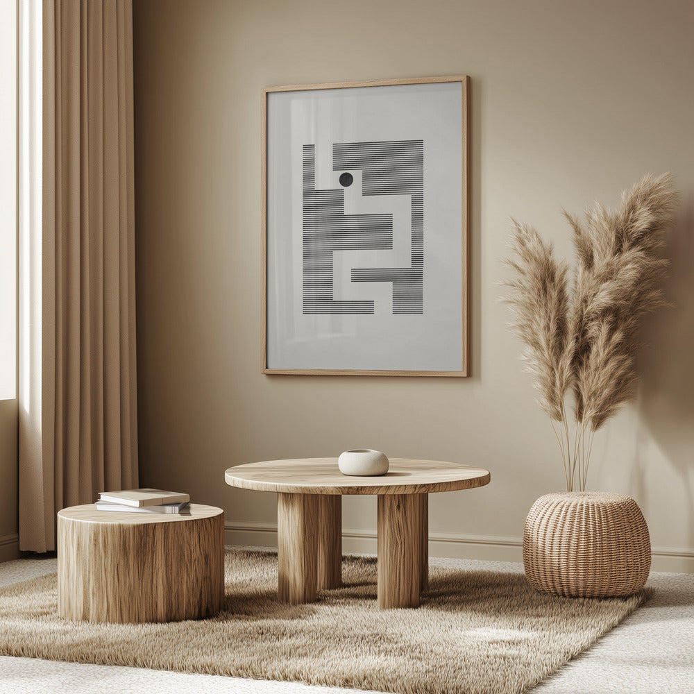 Minimalist maze | Poster