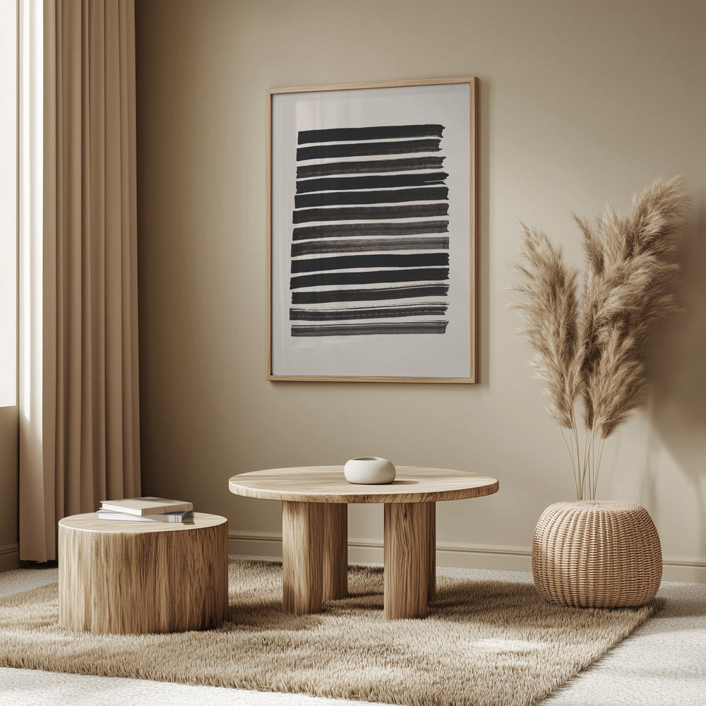 Stripes_Beige | Poster