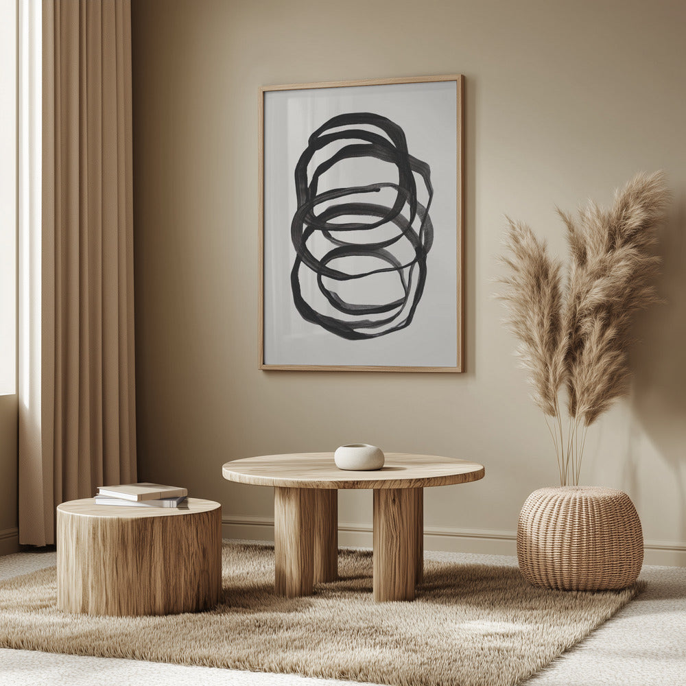 Abstrakte Linien II | Poster - Kunstdruck