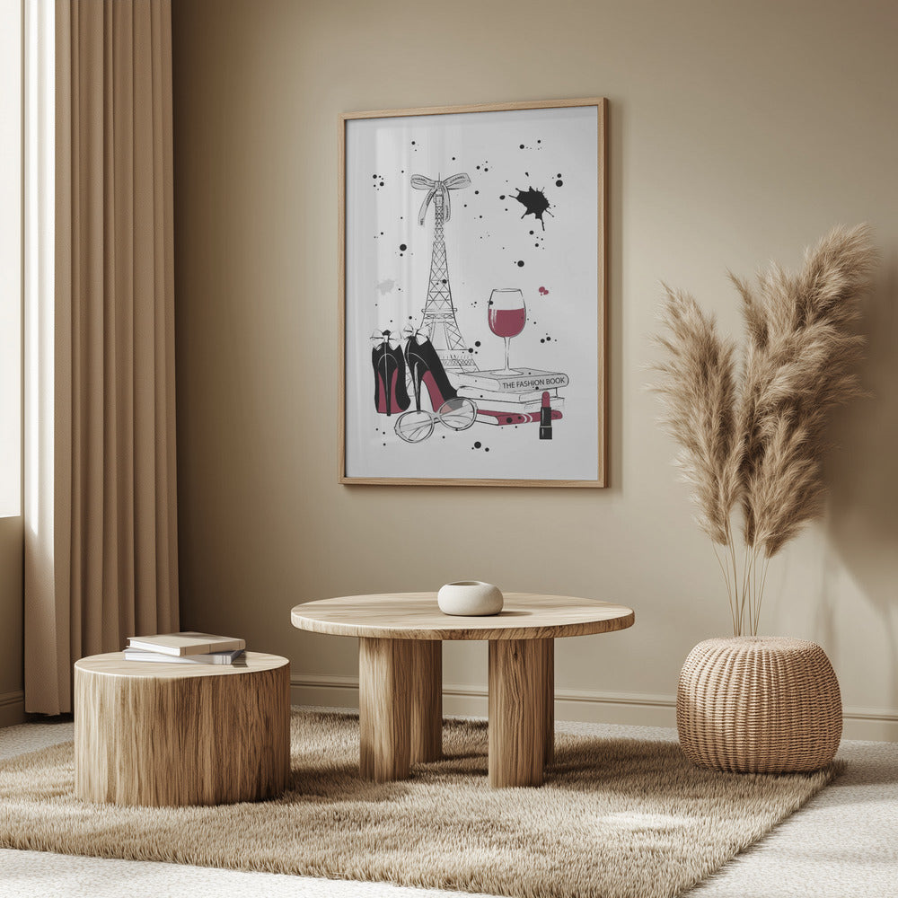 Schicke Pariser Nacht | Poster