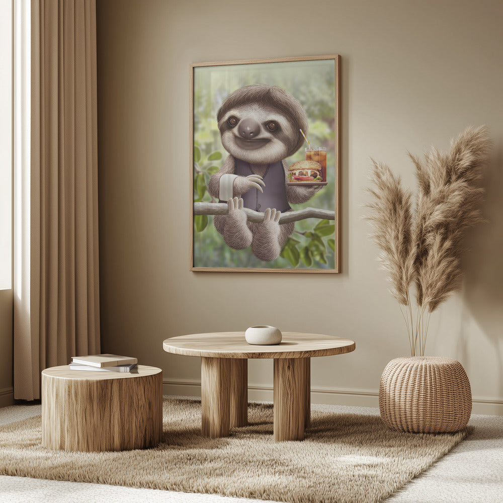 SLOTH ONTREE DELIVERY | Poster