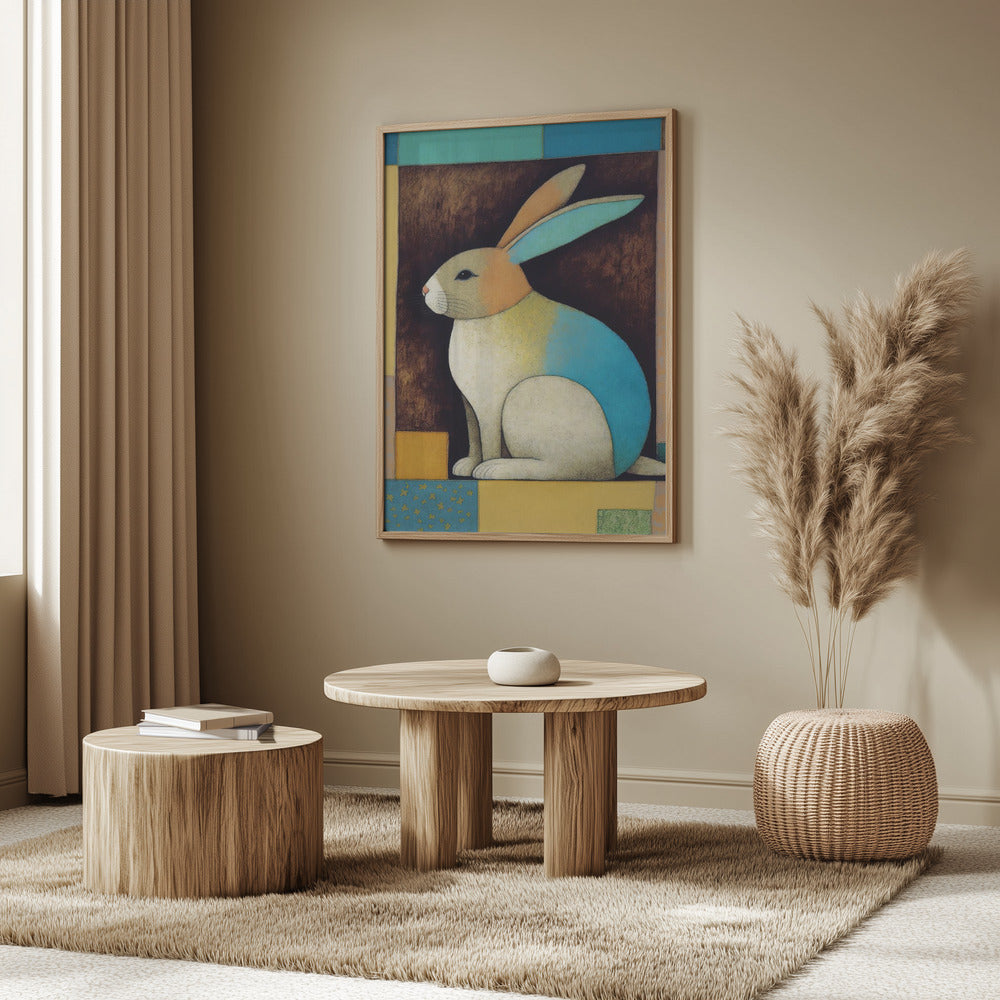 Färgglad kanindröm | Poster