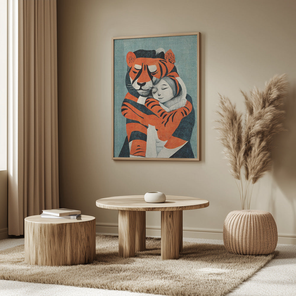 Tigerumarmung | Poster
