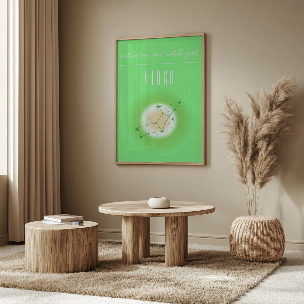 Jungfrau Sternzeichen Druck Kunst | Poster