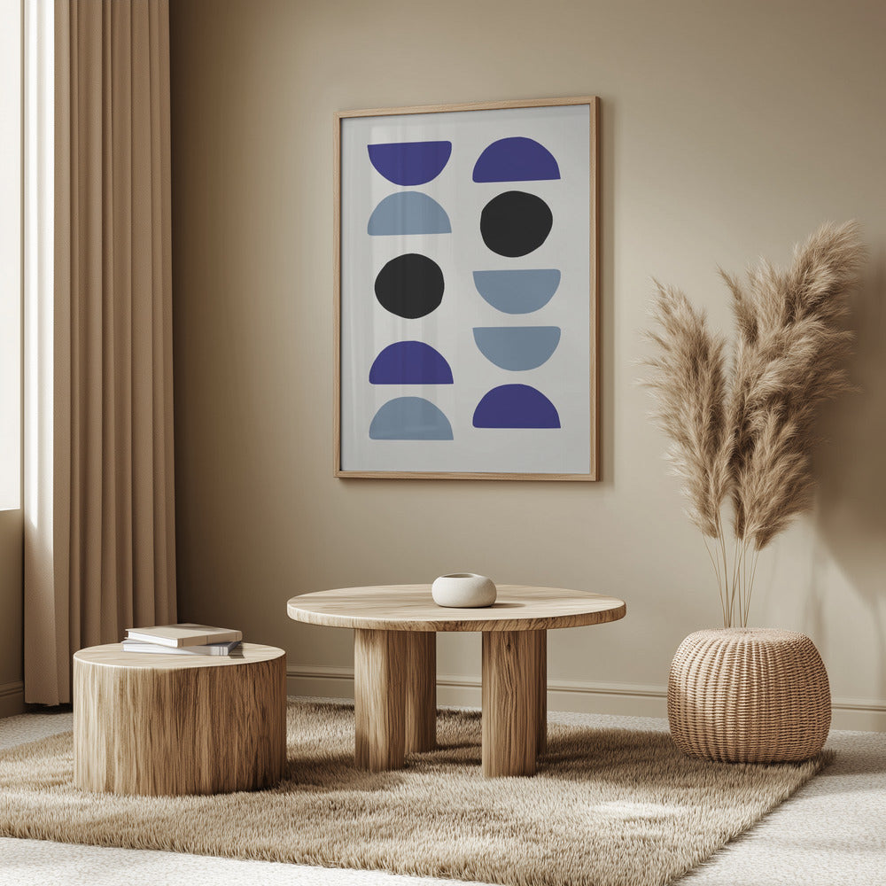 Blue Shapes 2 | Poster