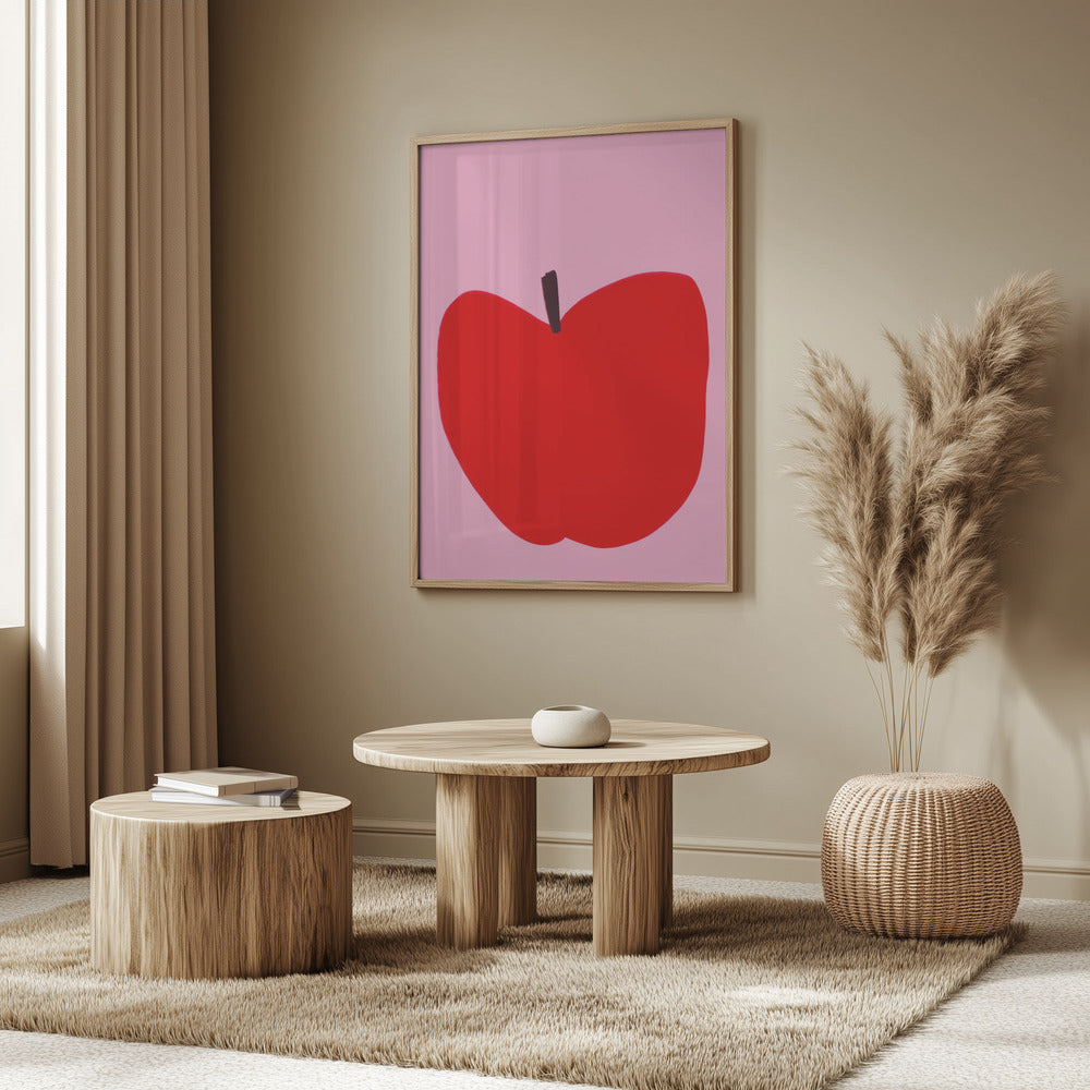Karmiininpunainen yksinkertaisuus | Julisteet - Taidevedokset