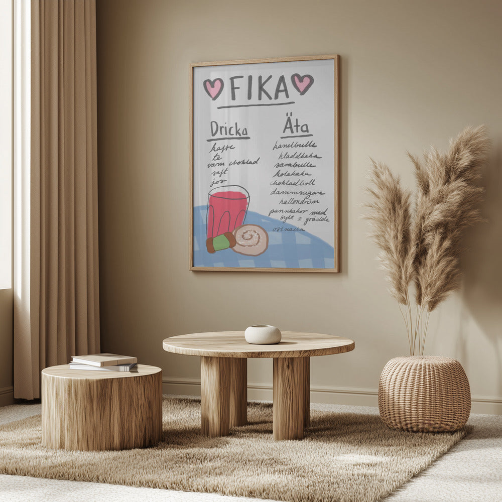 Schwedische Fika-Leckereien | Poster