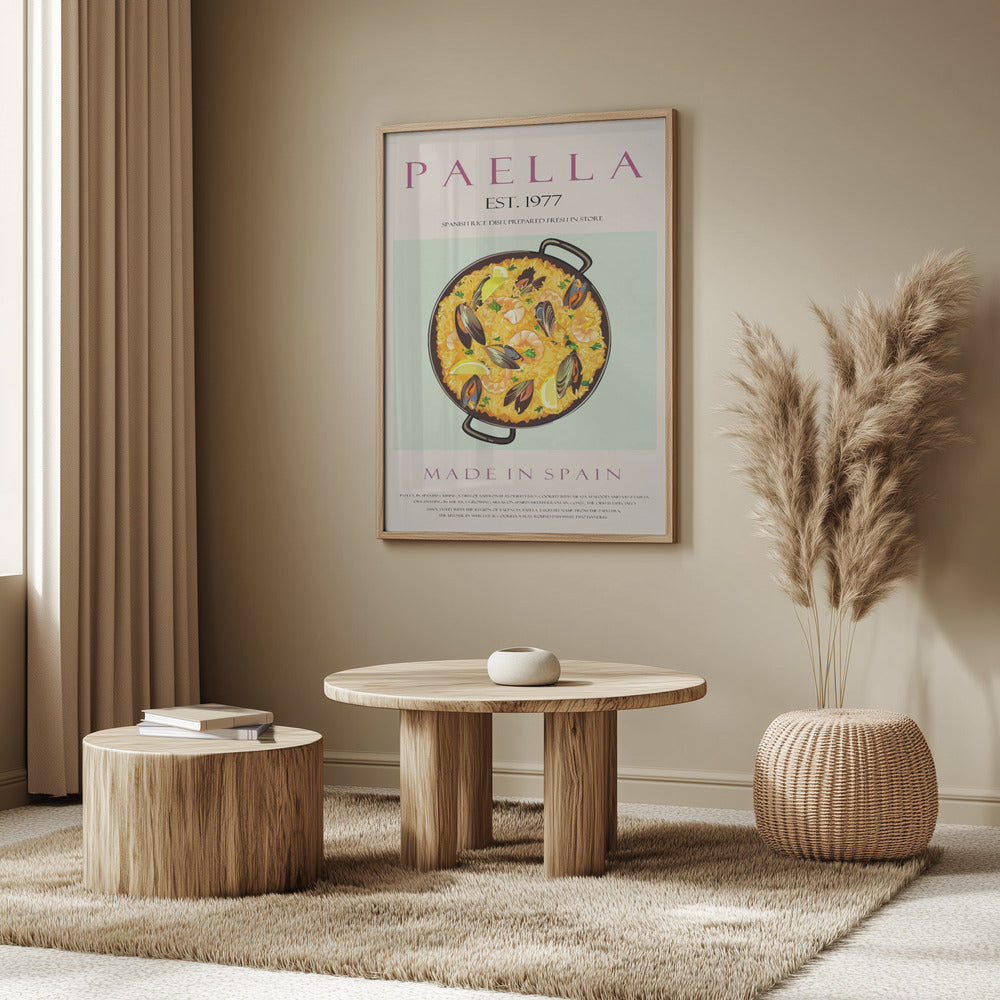 Paella Etablerad 1977 | Affisch