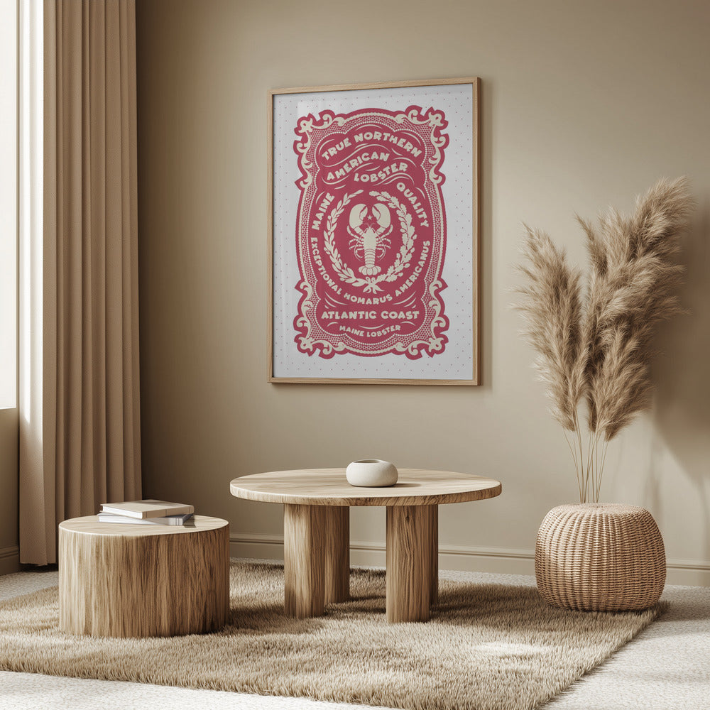 Röd hummer | Poster