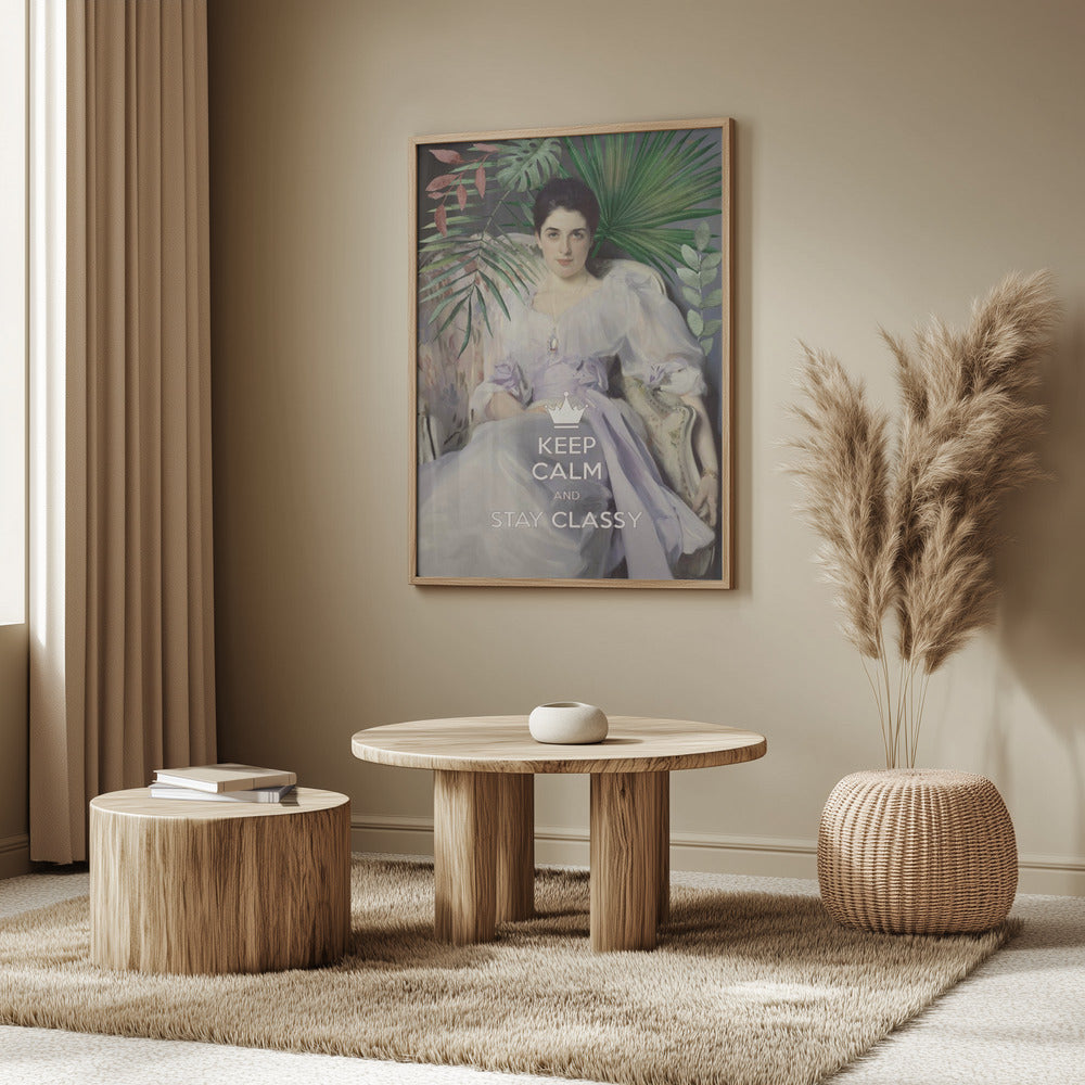 Bleiben Sie ruhig und stilvoll, Lady Agnew | Poster