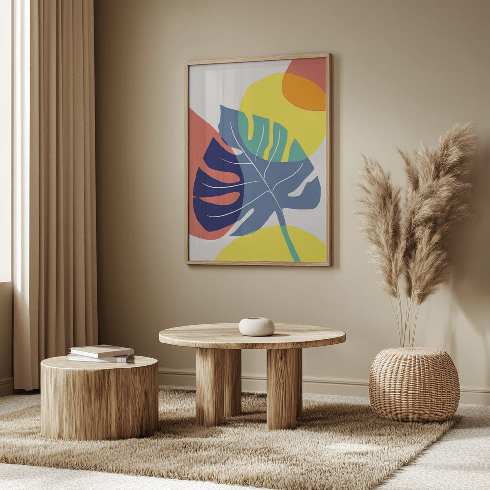 Vibrant Leaf Dance | Poster
