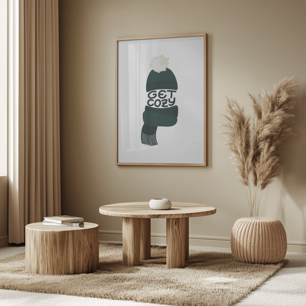 Get cozy (green) | Poster