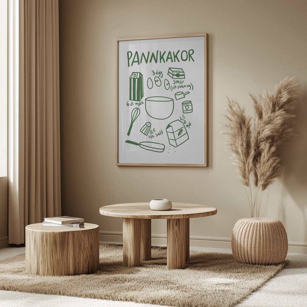 Pfannkuchenzutaten | Poster