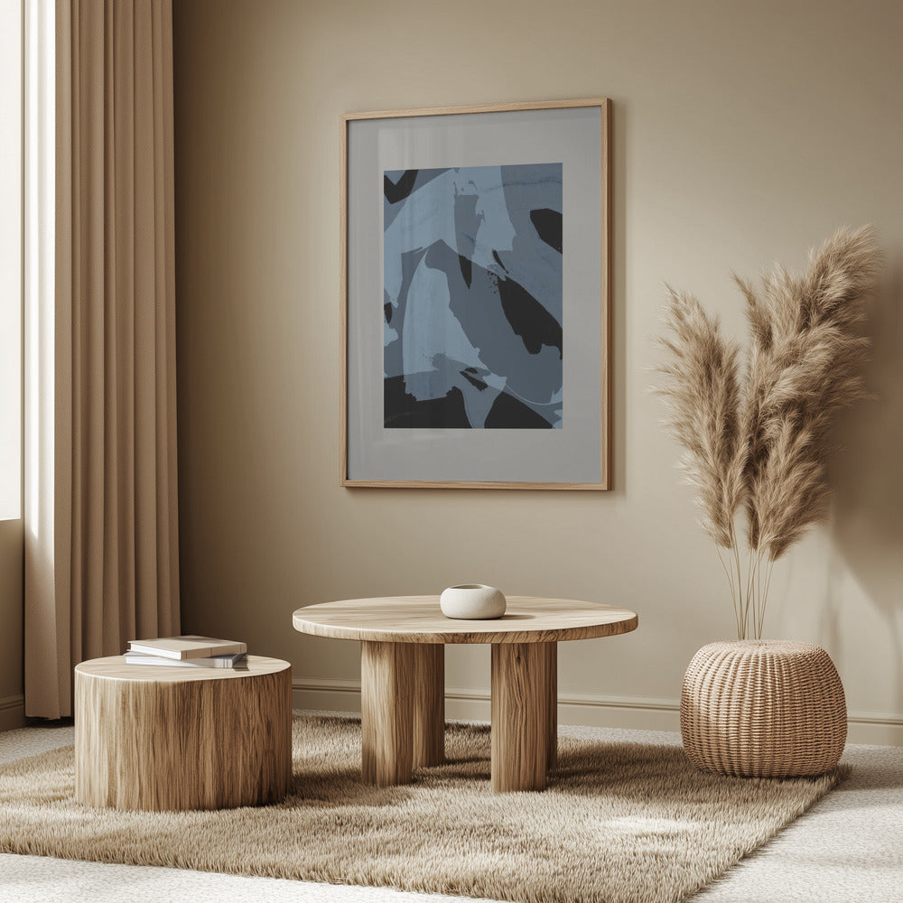 Abstract Brush Strokes 60Y | Poster