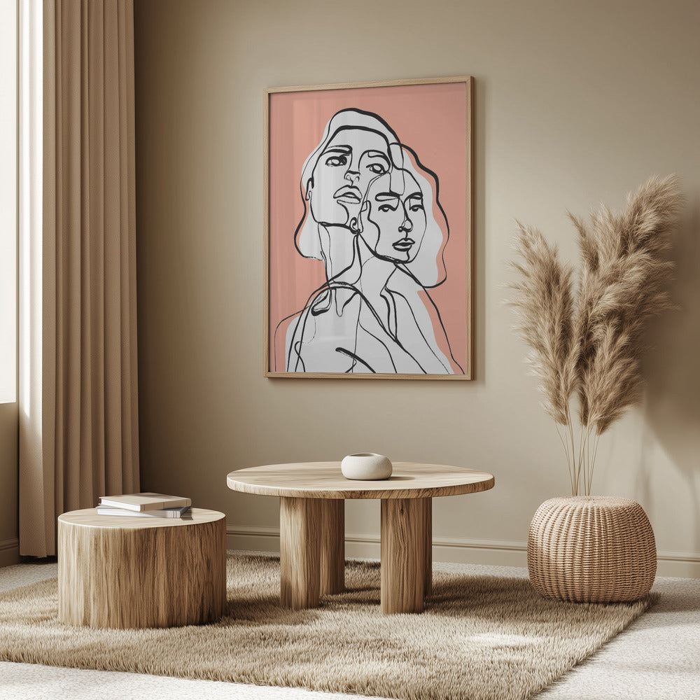 Verschlungene Gesichter | Poster