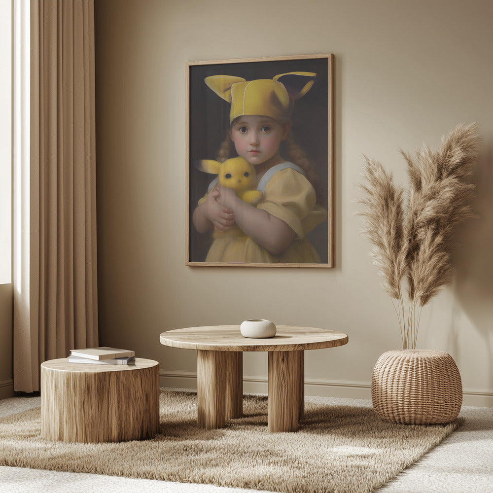 Kawaii kleines Mädchen | Poster - Kunstdruck