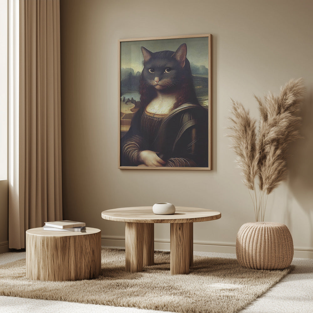 Meowlisa | Poster - Kunstdruck