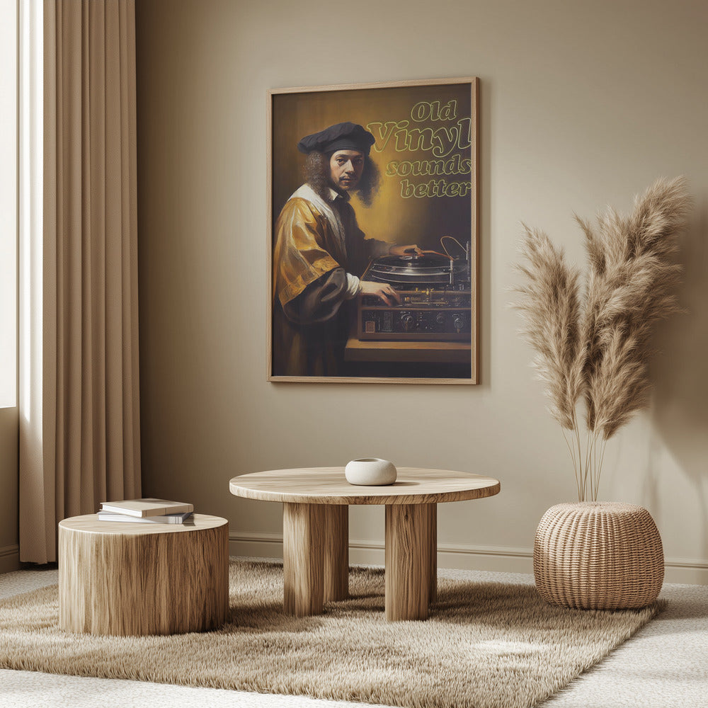 Altes Vinyl klingt besser | Poster