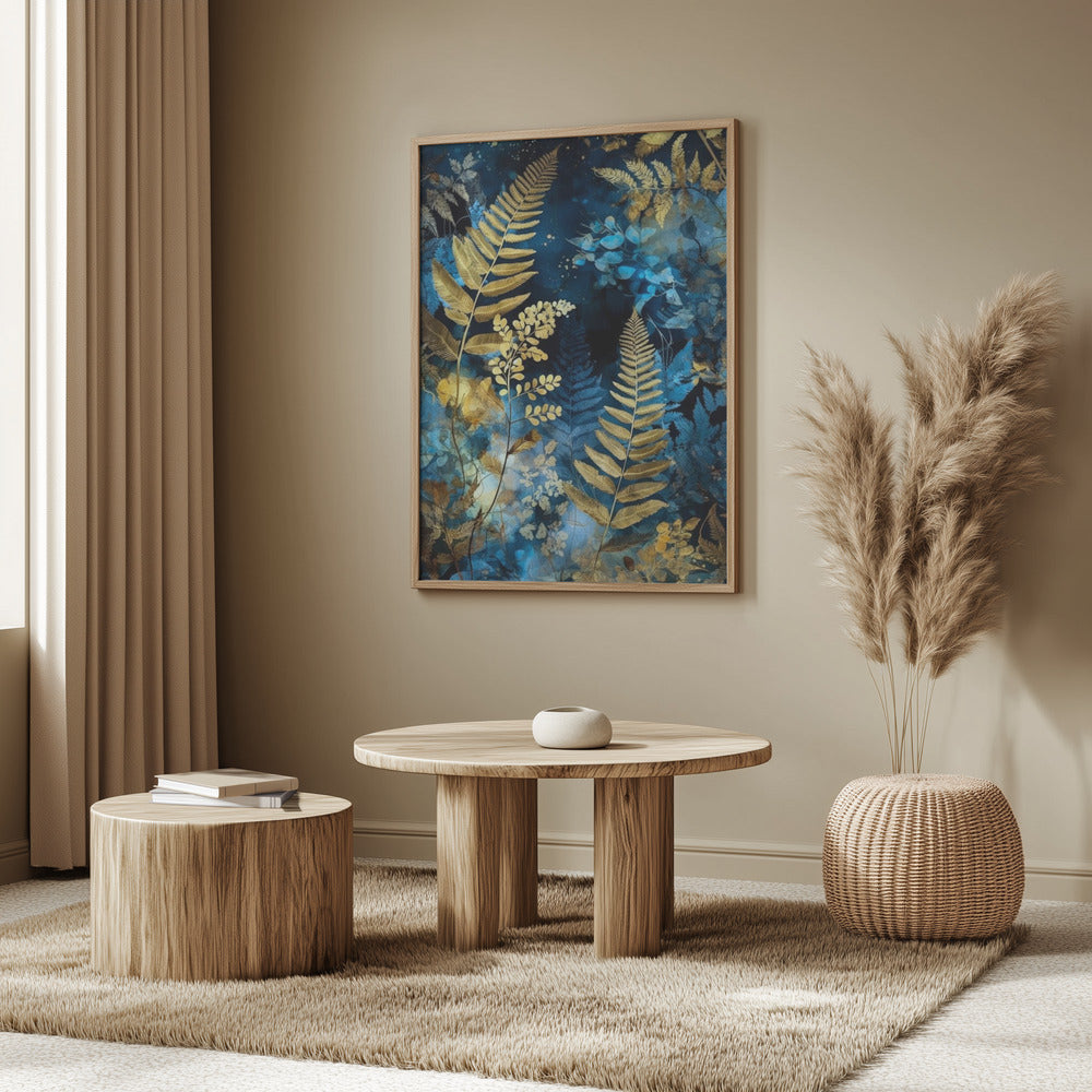 Vibrant Garden and ferns  3 | Poster