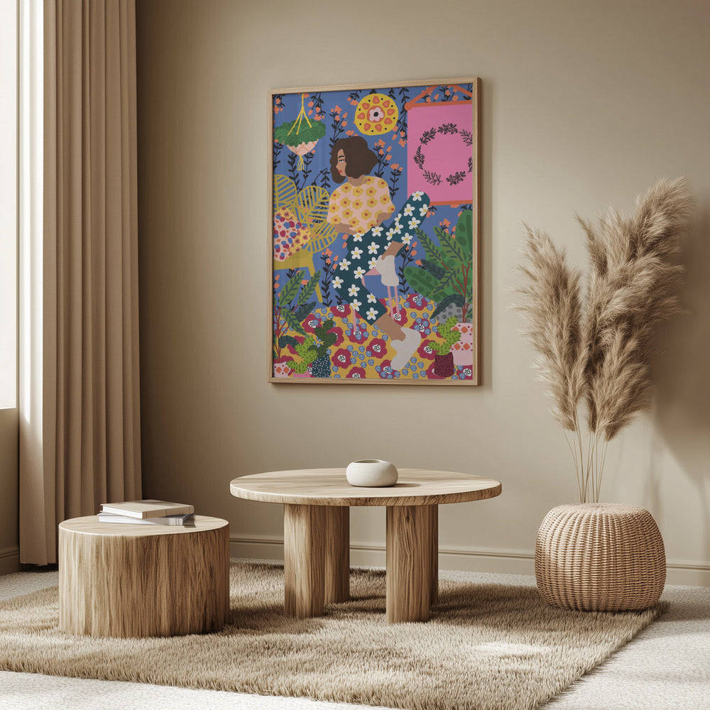 Floral Retreat Mädchen | Poster