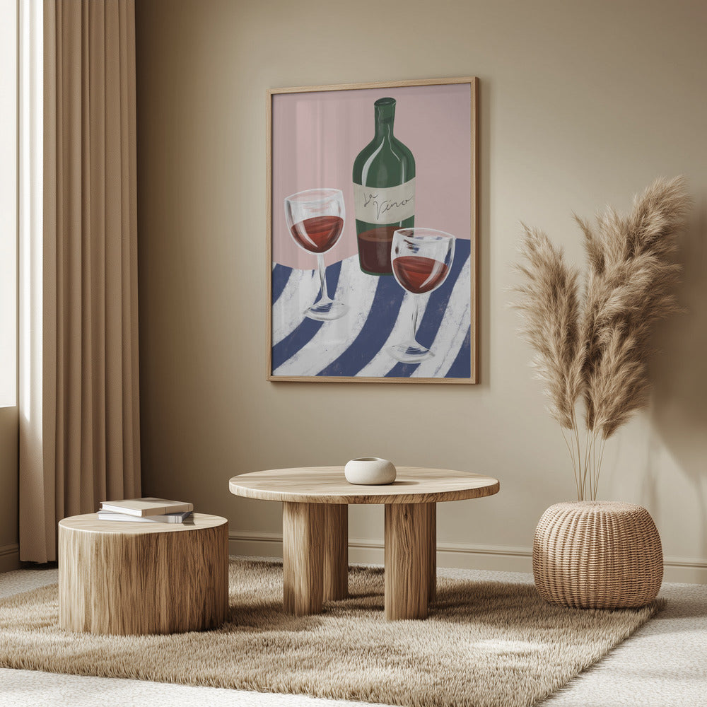 L'heure du vin | Posters - Affiche Artistique