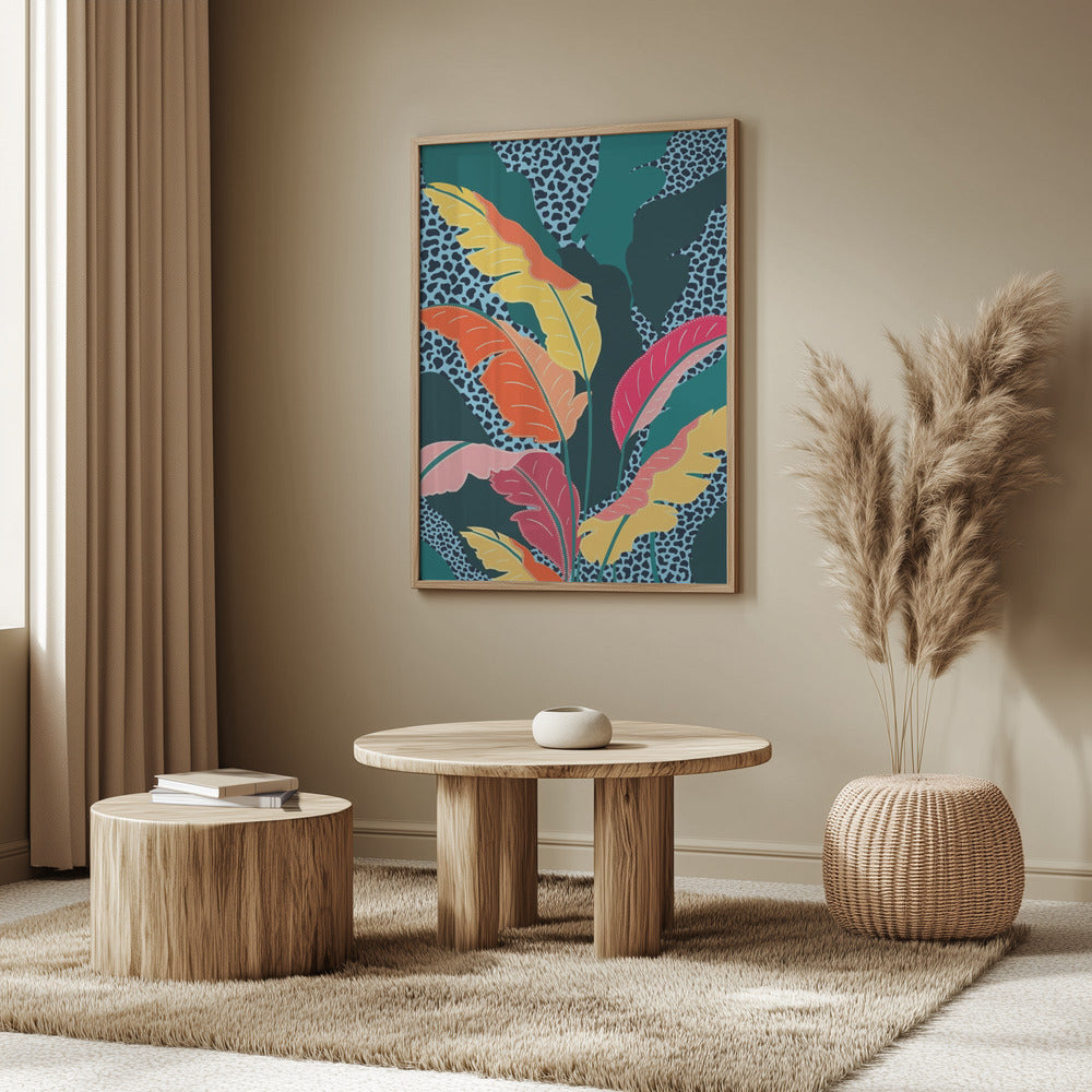Teal & Tangerine | Poster
