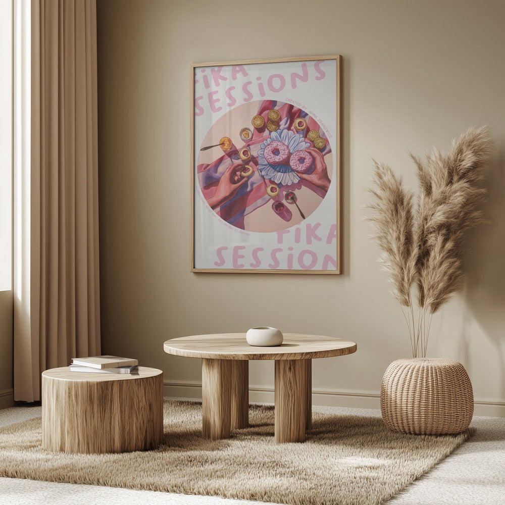Mittwochs essen wir Pink | Poster
