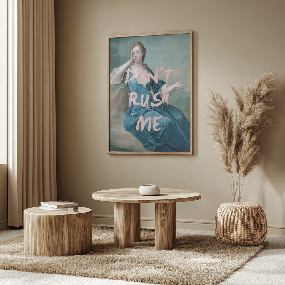 Dontrushmeteal Ratio2x3 | Poster