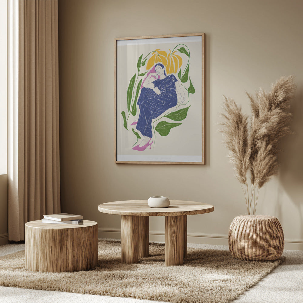 Jlr Ruhe im Garten | Poster