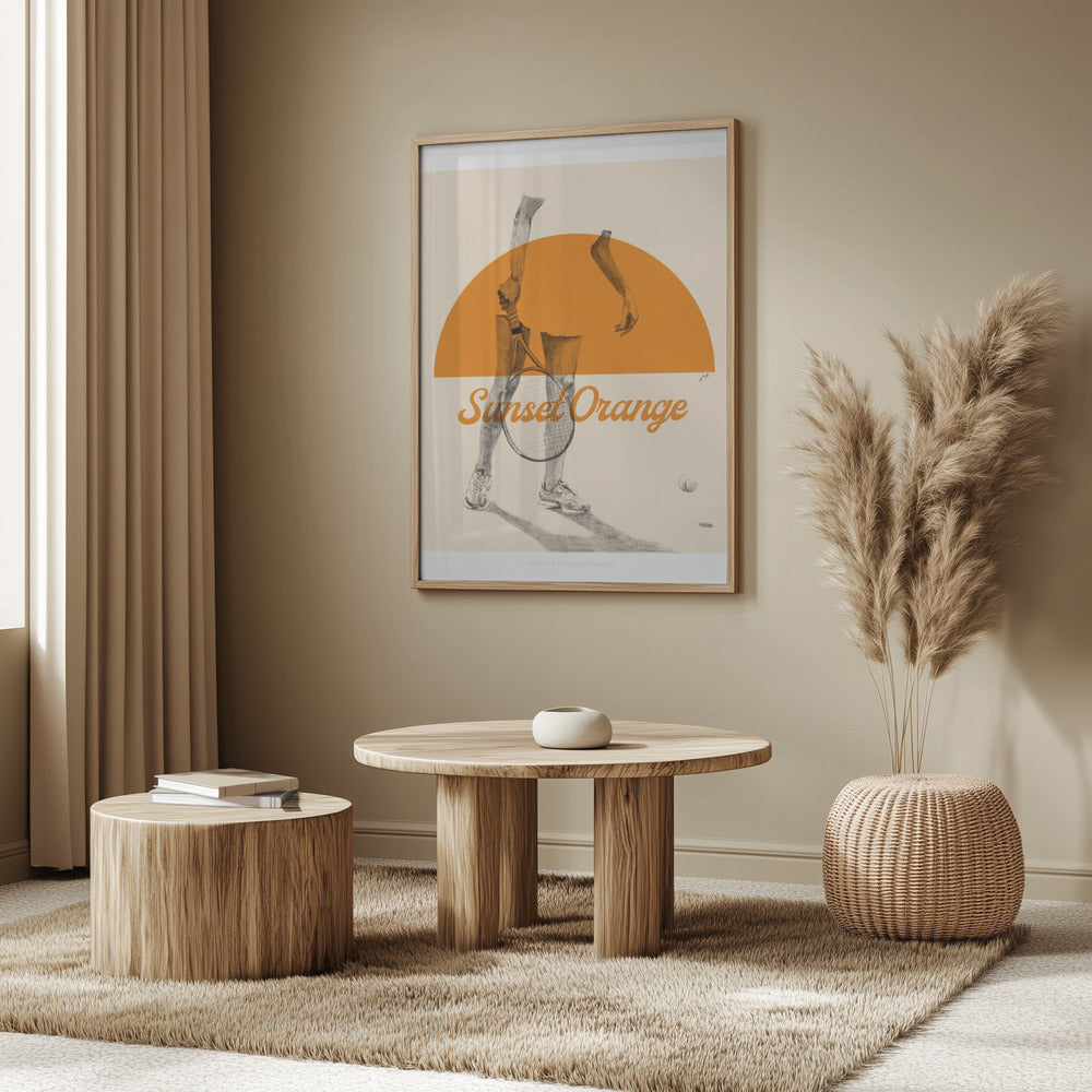 Sonnenuntergang Orange | Poster