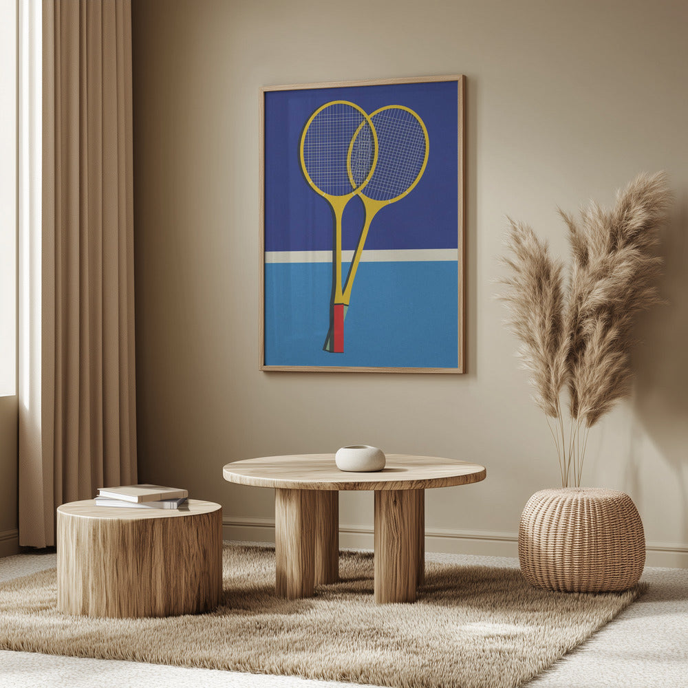 Wooden Badminton Rackets | Poster
