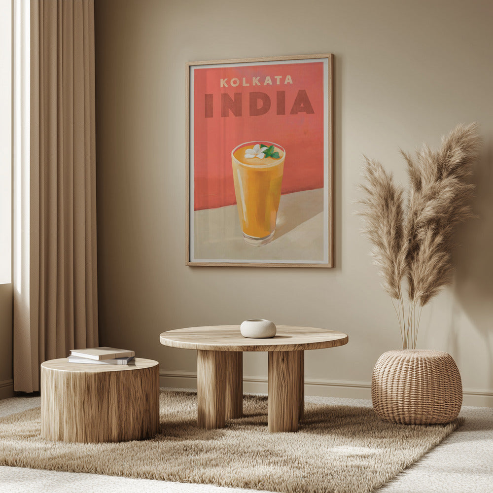 Reiseposter Cocktail Kolkata Indien | Poster