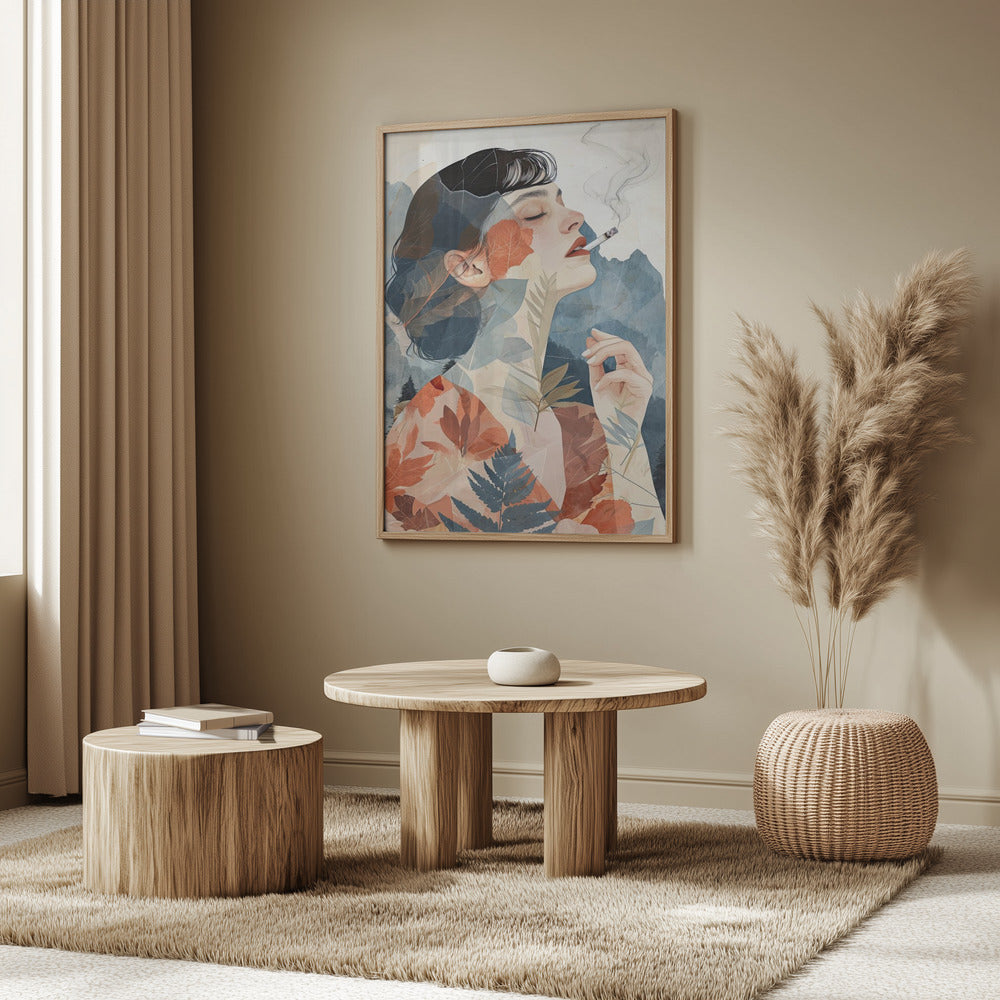 Rauchende Frau Kunst | Poster