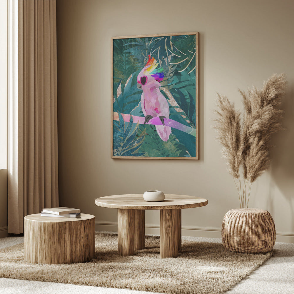 Jungle Rainbow Cockatoo | Poster