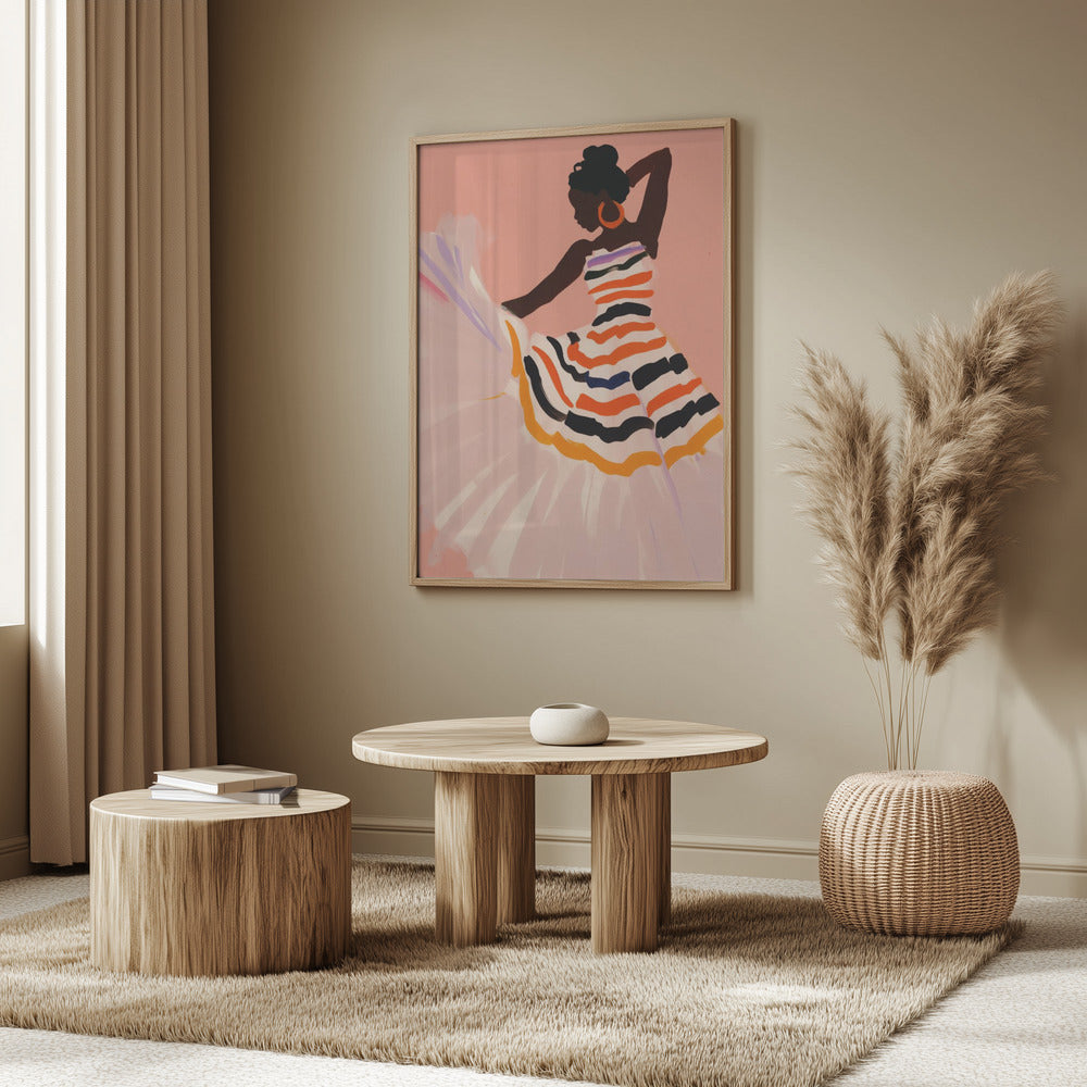 Tänzerin Flourish | Poster