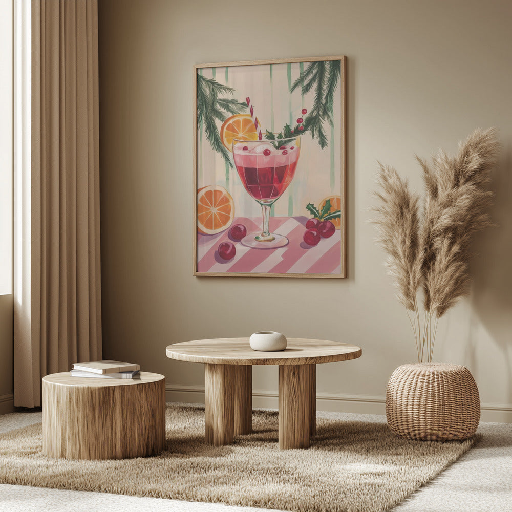 Christmas Red Cocktail | Poster