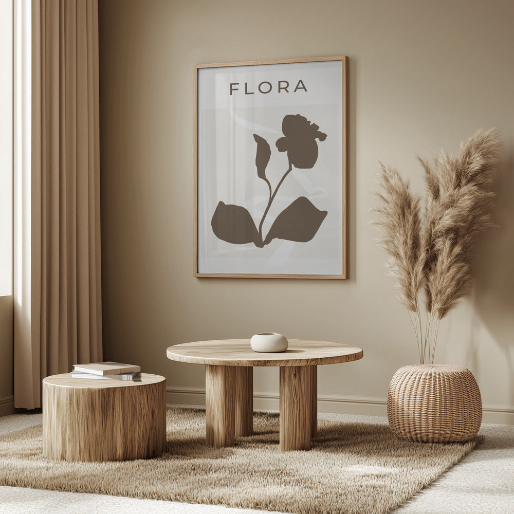 Minimale Blüte | Poster