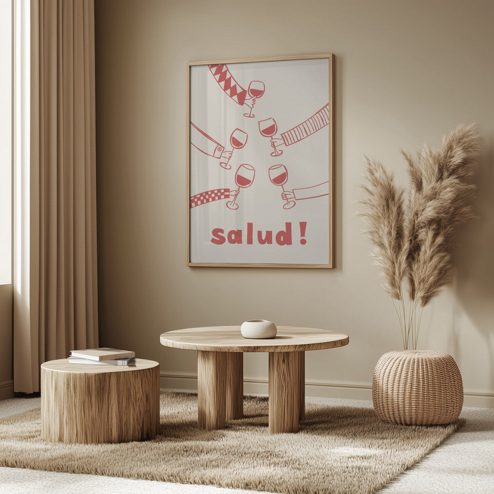 Salud! Wine Party with Friends | Poster