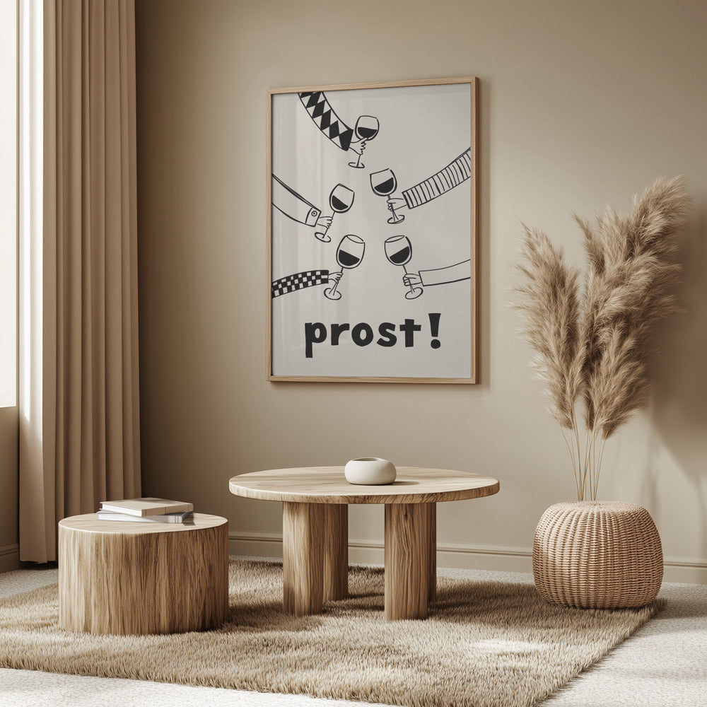 Prost! Wine Party with Friends | Poster
