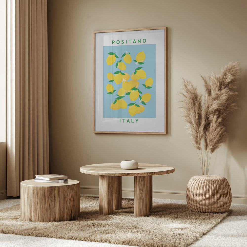 Zitronenblumenmarkt | Poster