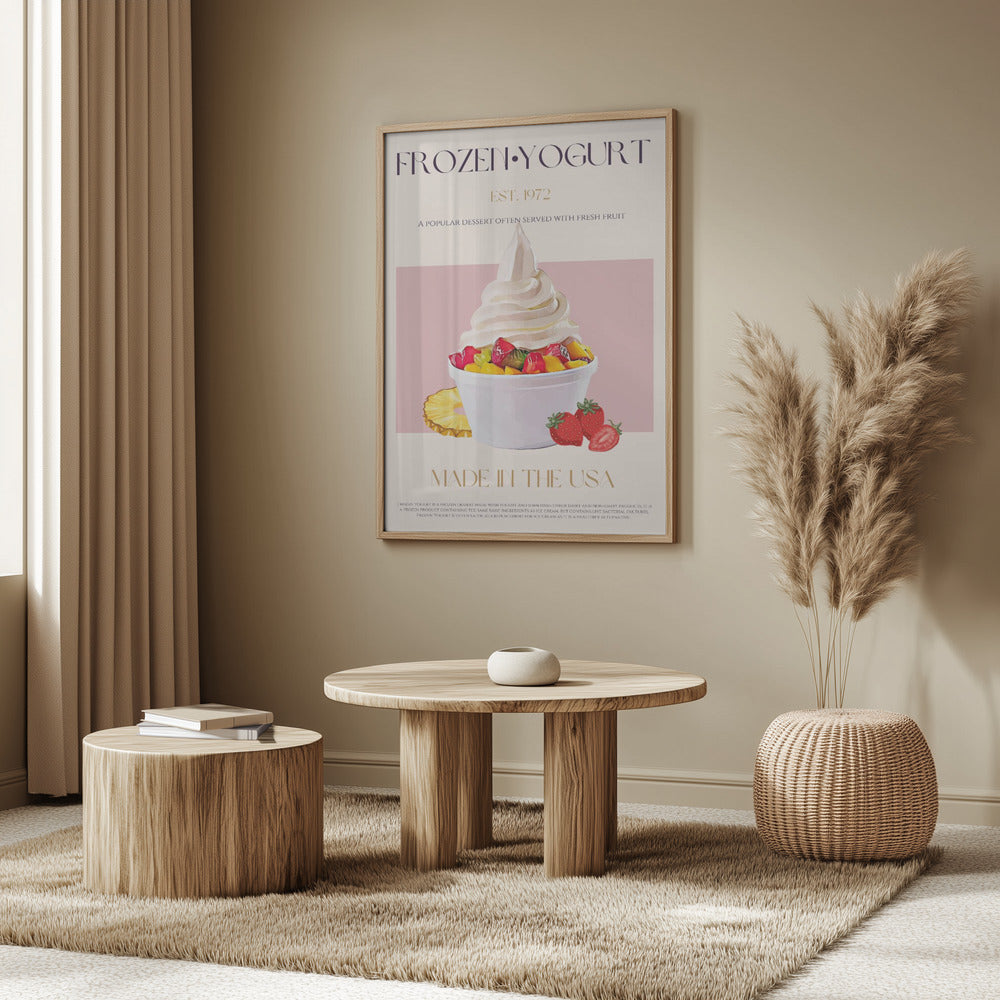 Wirbel aus gefrorenem Joghurt | Poster