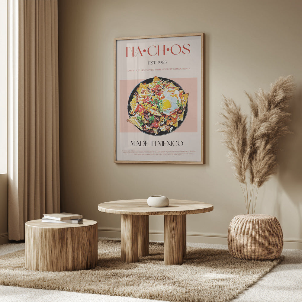 Bunte mexikanische Nachos | Poster