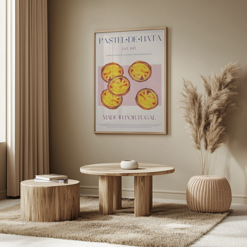 Traditional Portuguese Egg Custard Tart | Poster