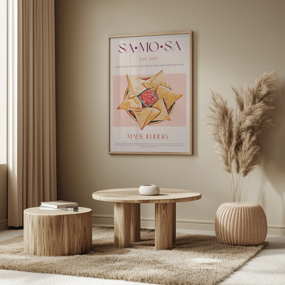 Indische frittierte Samosas | Poster