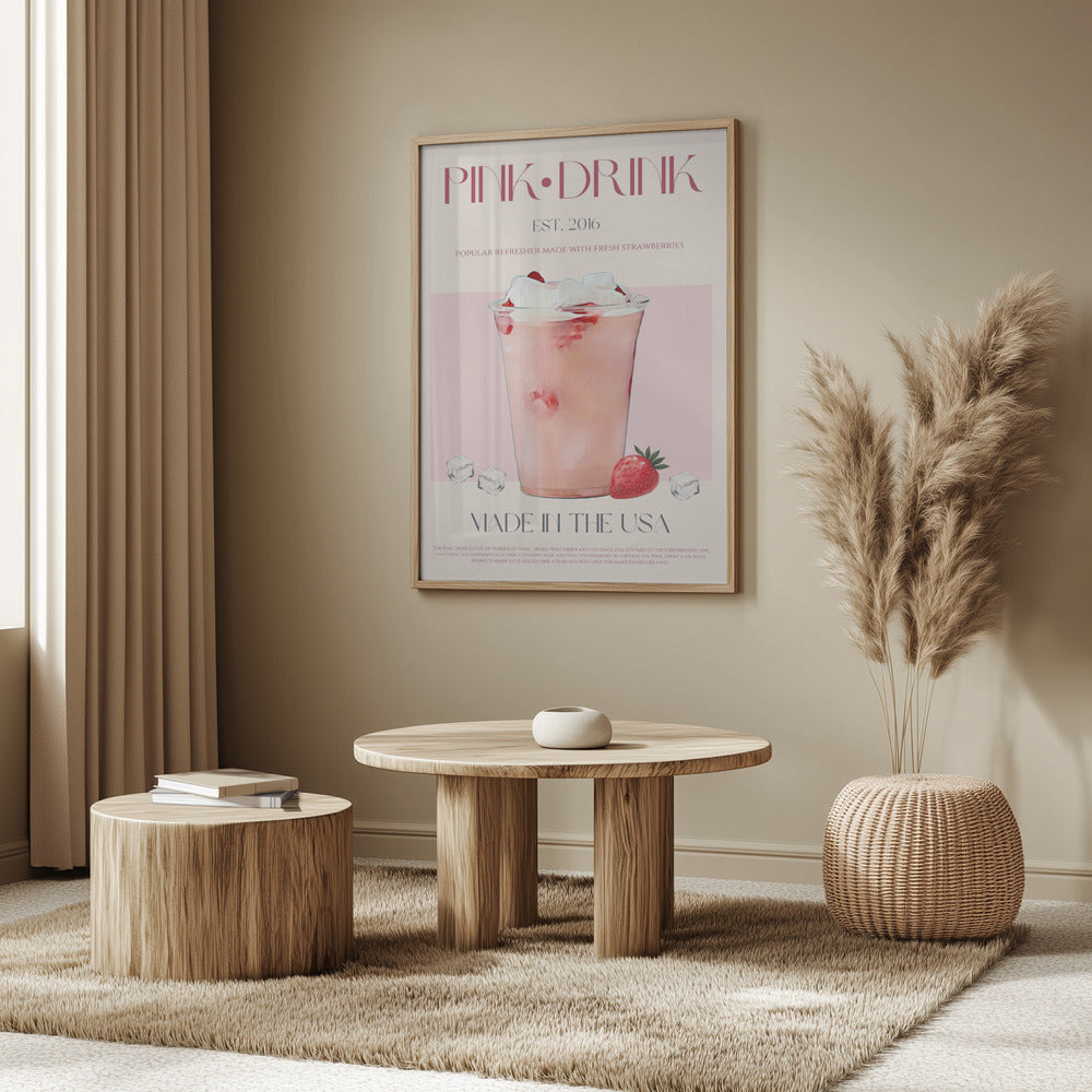 Pink Drink Print | Poster